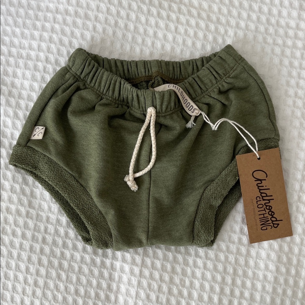 Childhoods Clothing Olive Green Kids Shorts